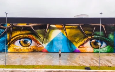 Eduardo Kobra compartilha testemunho de conversão e emociona com obra na Igreja Lagoinha